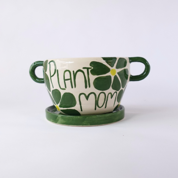 Maceta Plant Mom Verde