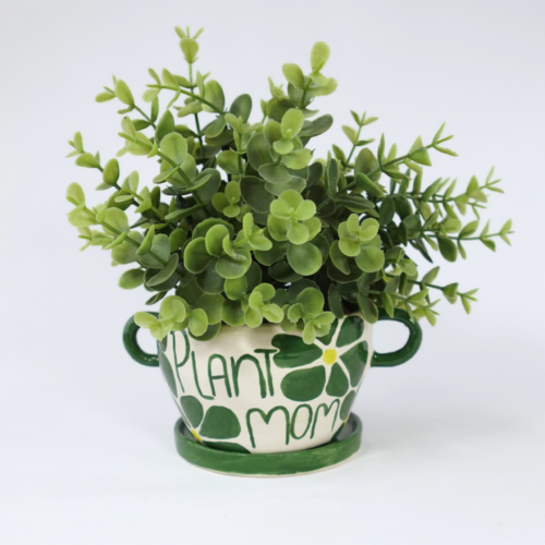 Maceta Plant Mom Verde